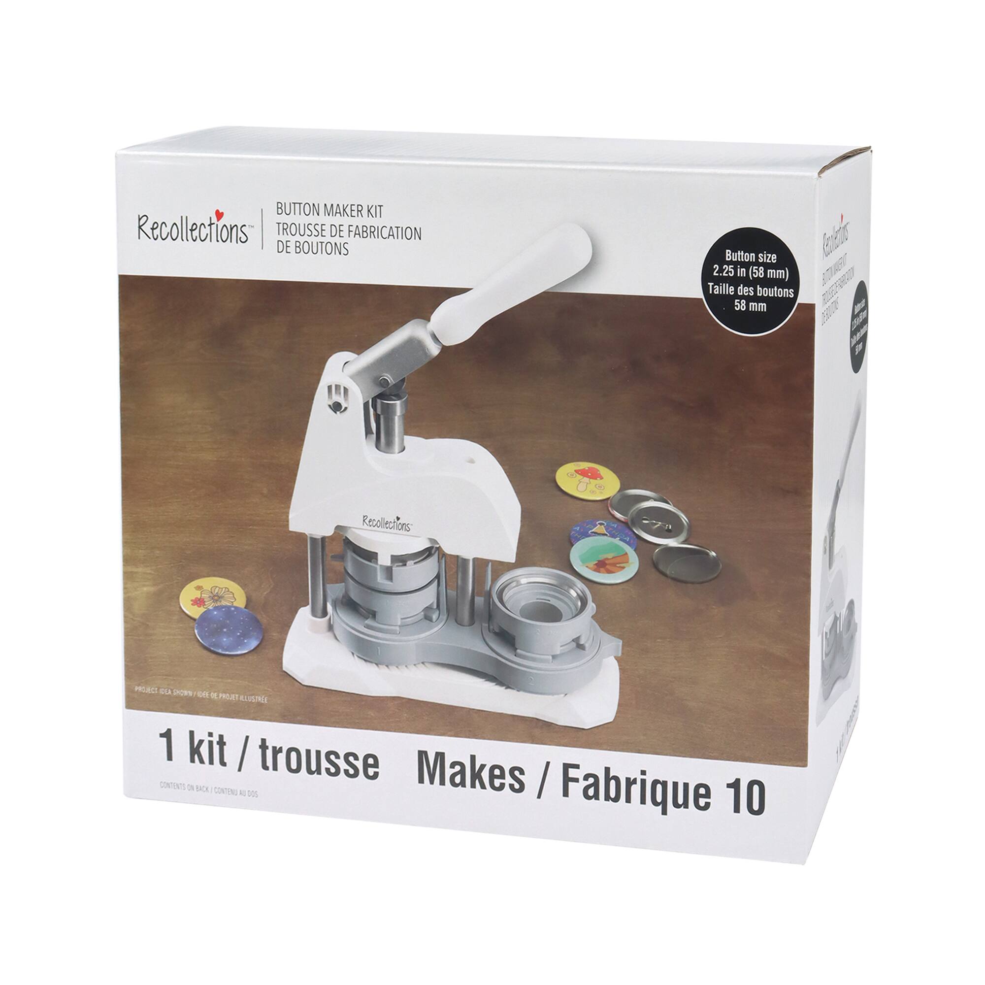 4 Pack: Button Maker Kit by Recollections™